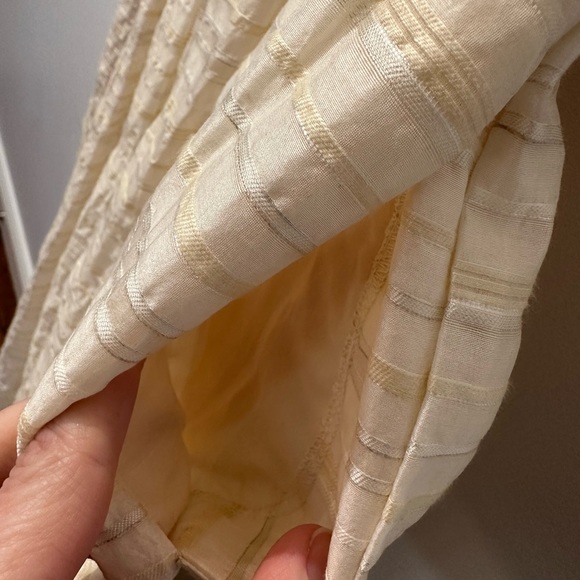 Lined Linen 50s Style Formal Dress - Picture 3 of 16